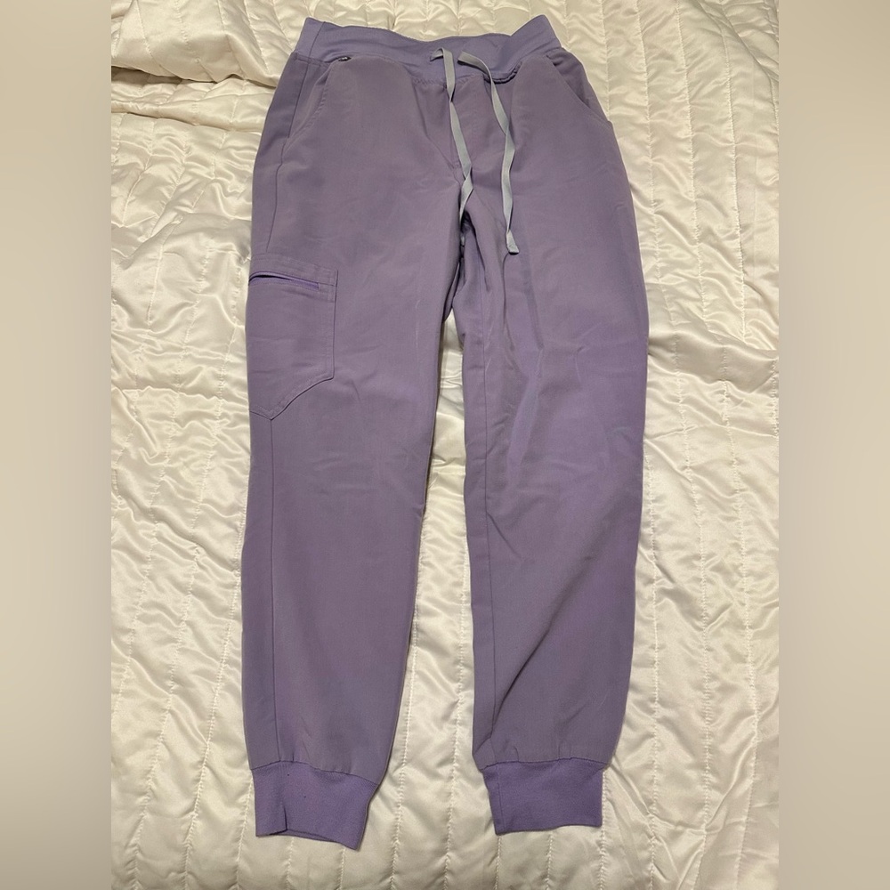 Figs Lavender Dew High Waisted Zamora Joggers